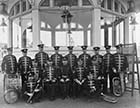 Jetty Extension, Royal Engineers band, c1902